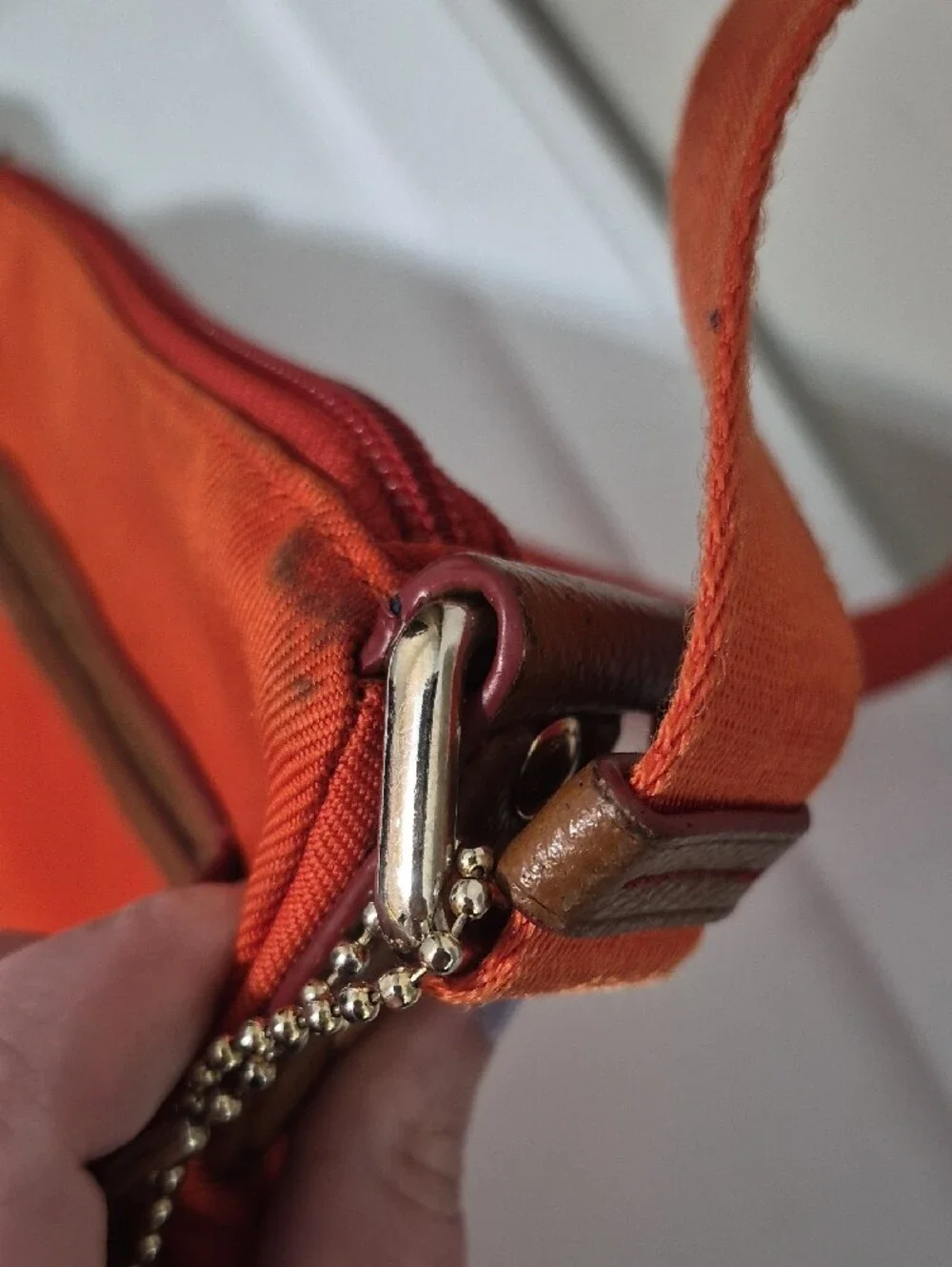 Coach Sawyer Orange Crossbody Twill/Polyester F37239